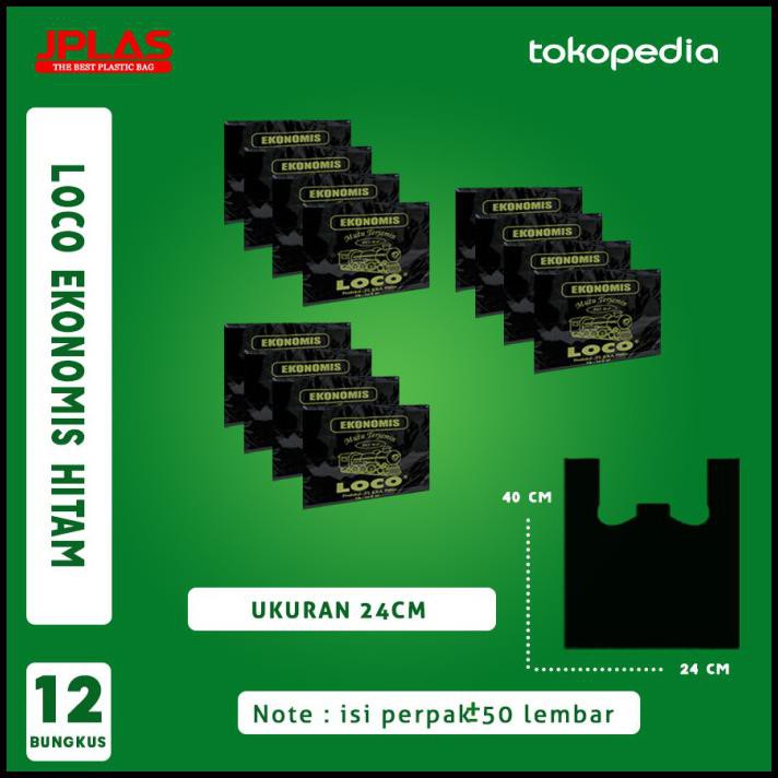 

Paket Promo (Isi 12 Bungkus) Loco Ekonomis Hitam Uk 24