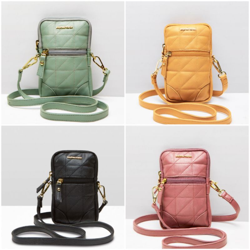 Dompet hp Gemaya phone black pink yellow green wallet sophie martin paris official original terbaru 