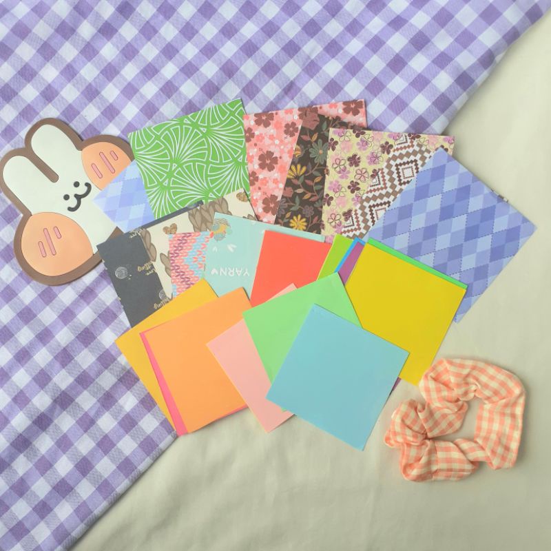 

Paper Bundle Journal Set / Pattern Paper Memo / Kertas Journaling kit Cute Colorfull Series