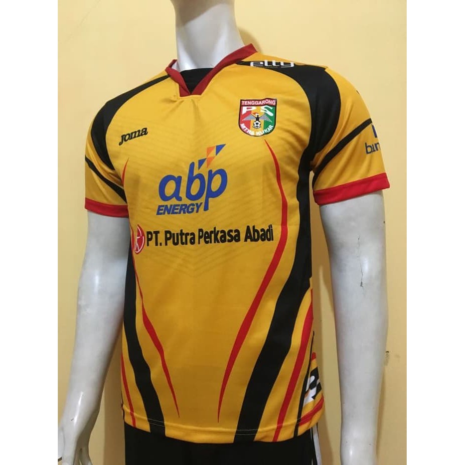 PAKAIAN OLAHRAGA BAJU BOLA   JERSEY MITRA KUKAR HOME GOJEK LIGA 1 2018 GRADE ORI