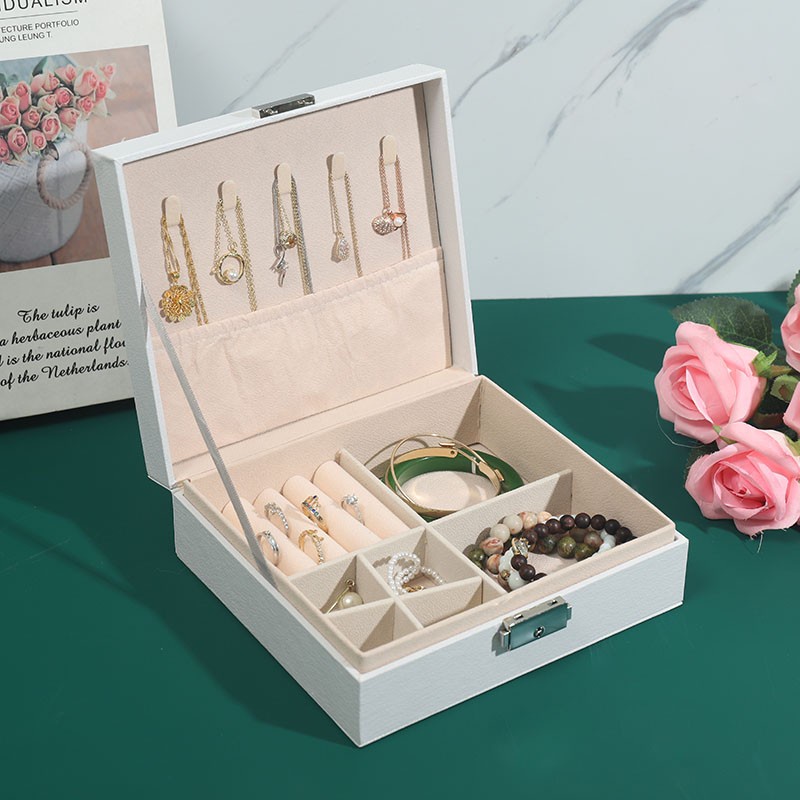 5151 Kotak Perhiasan Travel Jewelry Anting Kalung Cincin Box Penyimpan