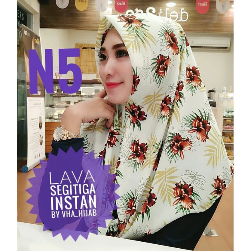 Segitiga instan Lava series N , R, V BY VHA HIJAB