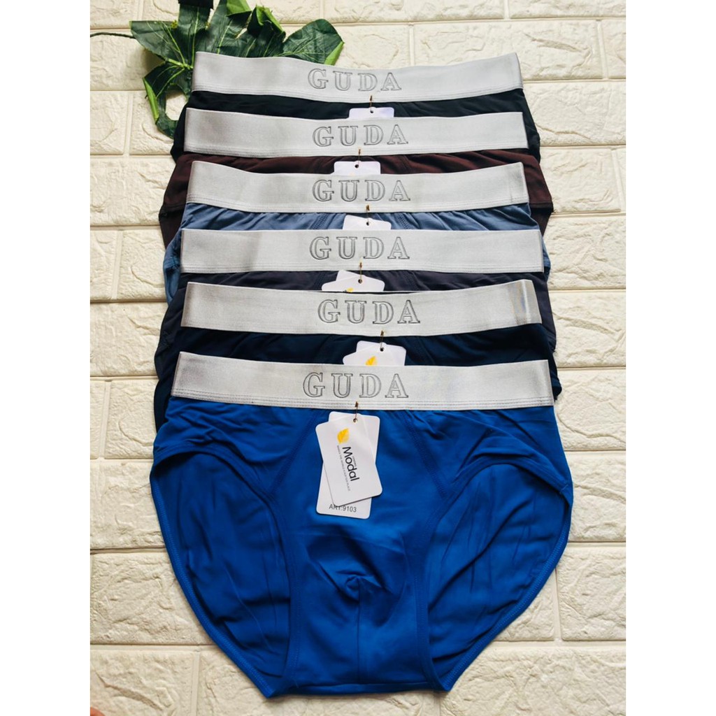 3 PCS GUDA MODAL | Celana Dalam Pria / Celana Dalam Segi3 Pria / art GUDA 9103
