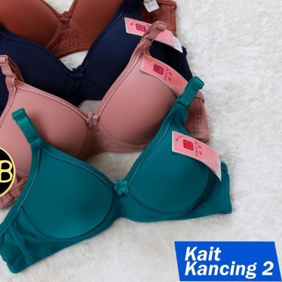 ➻ bh lingcau busa tanpa kawat kancing 2 cup A / bh lincau A5 / bh remaja lingcau / bra lingcao a5 ←