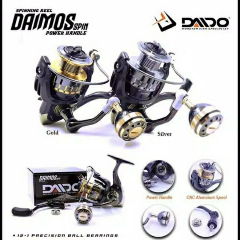 Reel pancing Daido Daimos Pro Series Power Handle