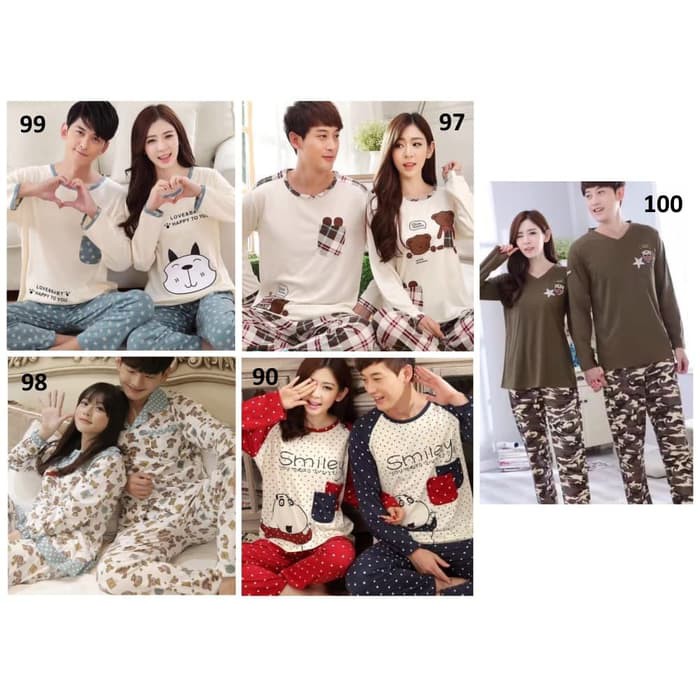 Piyama Couple Piyama Pasangan Baju Tidur Couple Baju Tidur Pasangan
