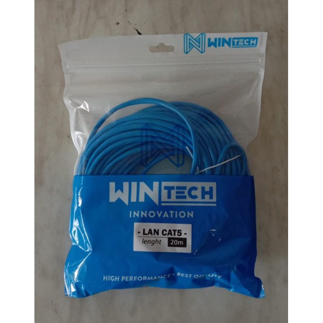 kabel Lan 20 m cat 5. cable lan cat 5 20 m. kabel utp cat 5 20 m