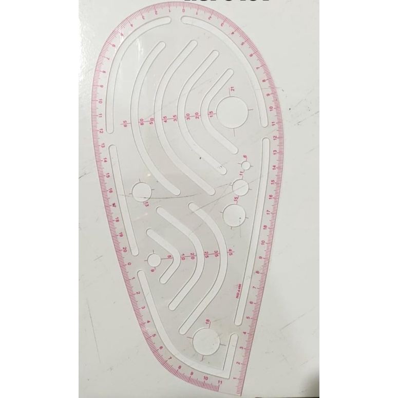 

Baru Penggaris Jahit Bahan No 6401/ Penggaris Lingkar Tangan Sleeve Armhole