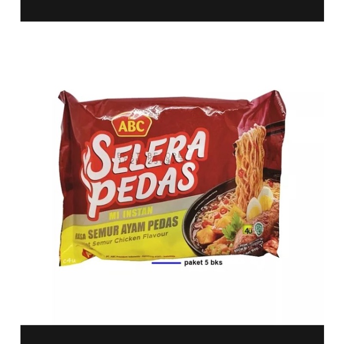 

mie rasa semur ayam pedas