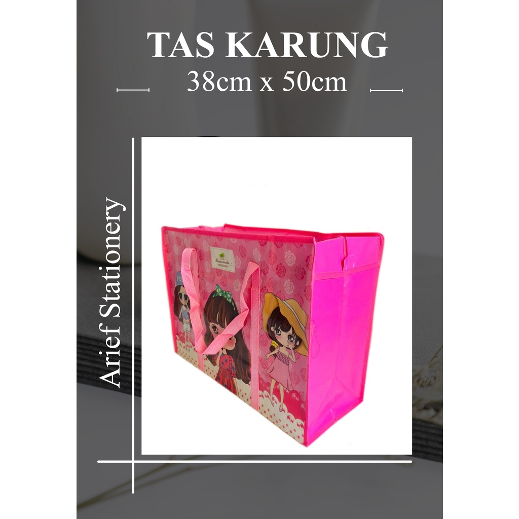 Tas Karung / Tas Laundry Bag Ukuran 38cm x 50cm x 19cm