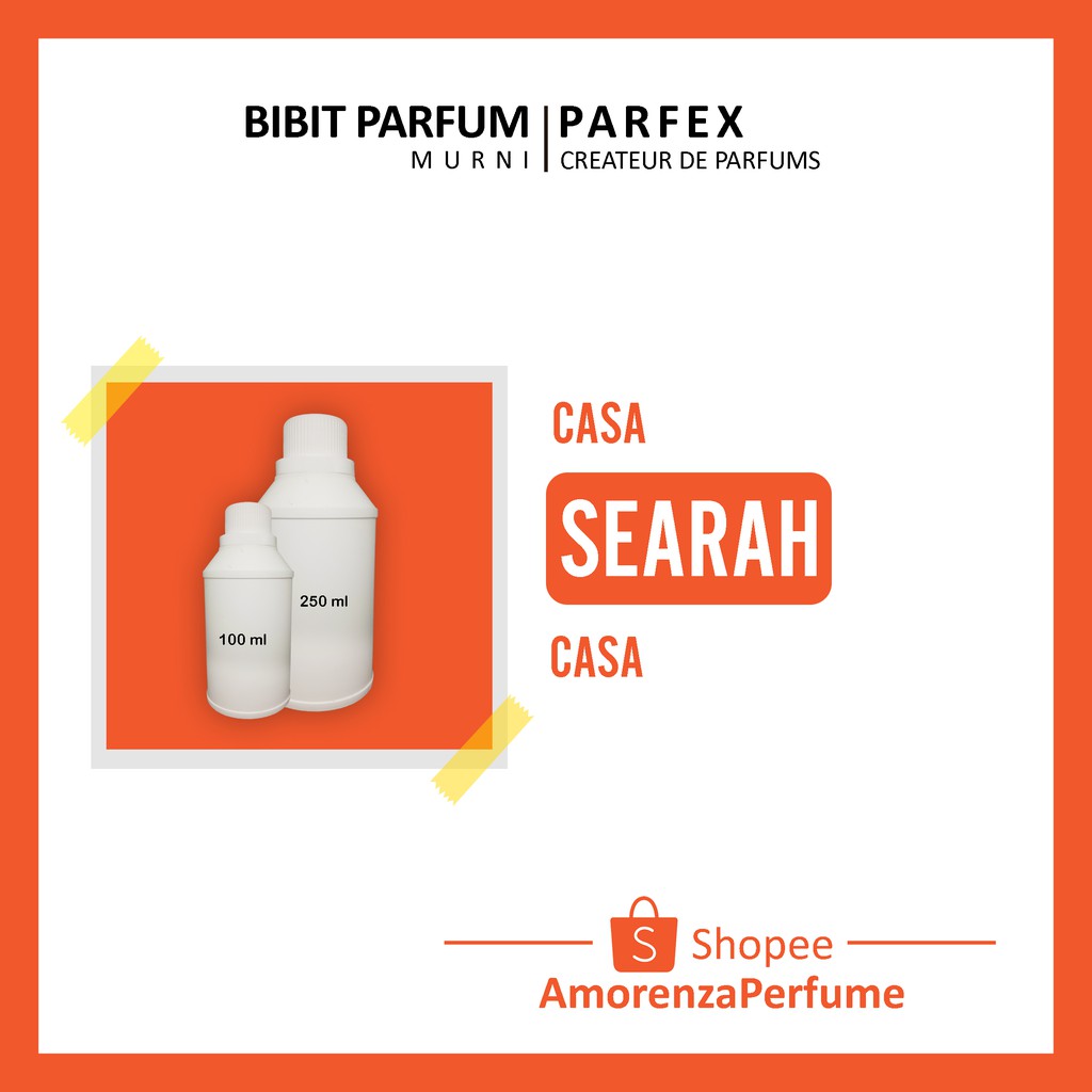 CASA BIBIT PARFUM PARFEX 100 &amp; 250 ML ORIGINAL 100% TANPA CAMPURAN / BIBIT PARFUM / BIBIT MINYAK WANGI