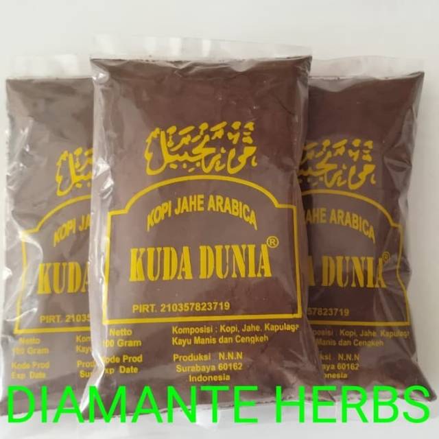 

KOPI JAHE ARAB ARABICA KUDA DUNIA 100gr