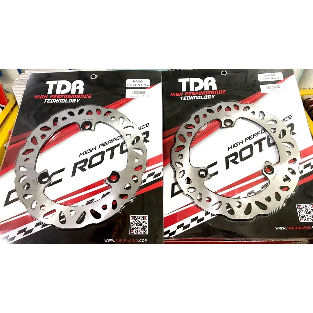 TDR PIRINGAN NMAX NEW-NMAX OLD MERK TDR CAKRAM DISK YAMAHA NMAX 155CC DEPAN DAN BELAKANG