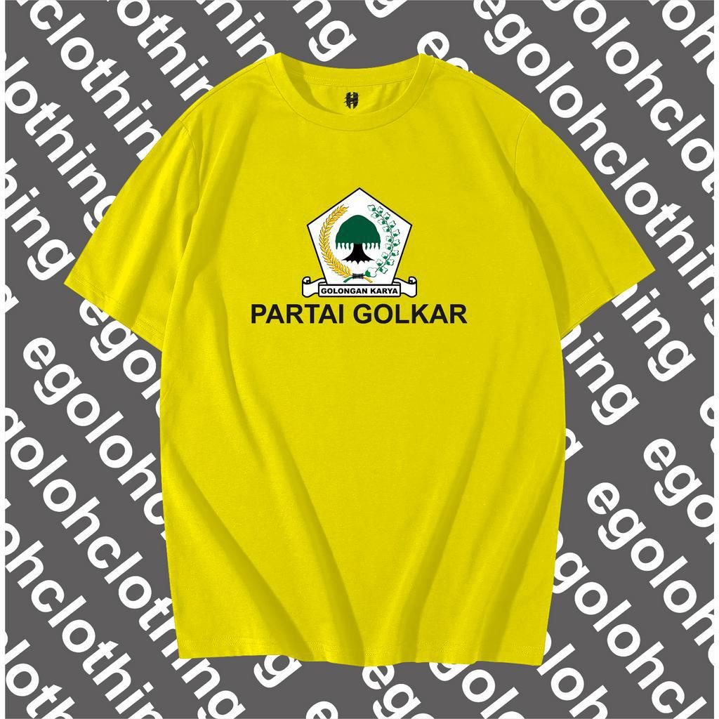 KAOS PARTAI GOLKAR - BAJU KAOS PARTAI GOLONGAN KARYA - BAJU GOLKAR