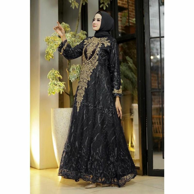 GAMIS LUMINA DRESS // GAMIS TULLE BRUKAT // GAMIS PESTA // BAJU KONDANGAN WANITA