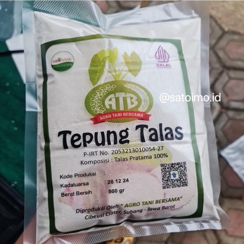 

Tepung talas asli 100% | tepung talas organik | talas asli subang 500gr