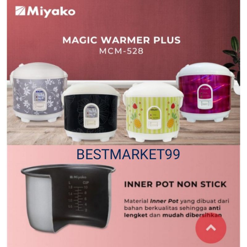 Promo Murah Magic com Miyako MCM  528 Free Paking Aman Buble Wrap Plus Dobel Karton