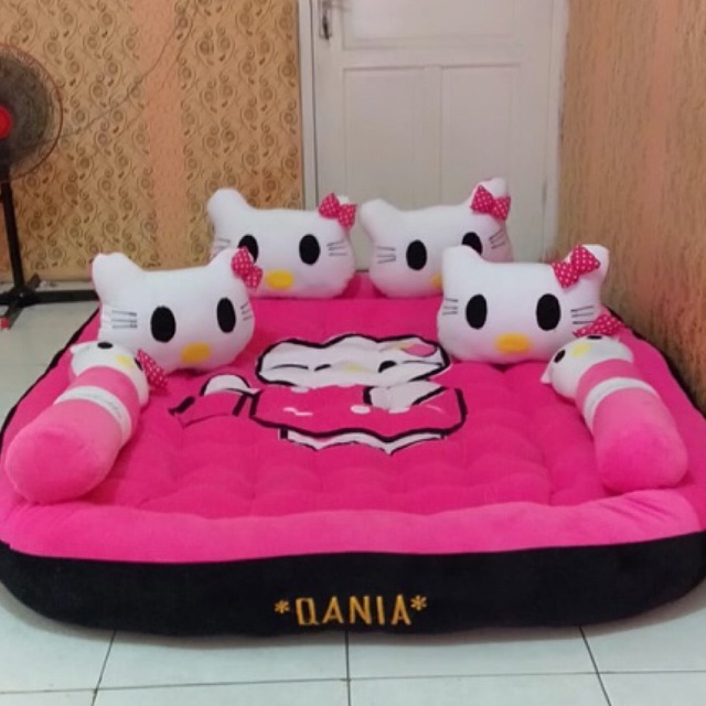 Kasur Gender Matras Karakter Hello Kitty Keropi Doraemon  Micky Mouse
