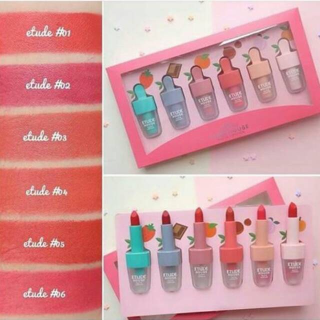 Lipstik matte ice cream etude house