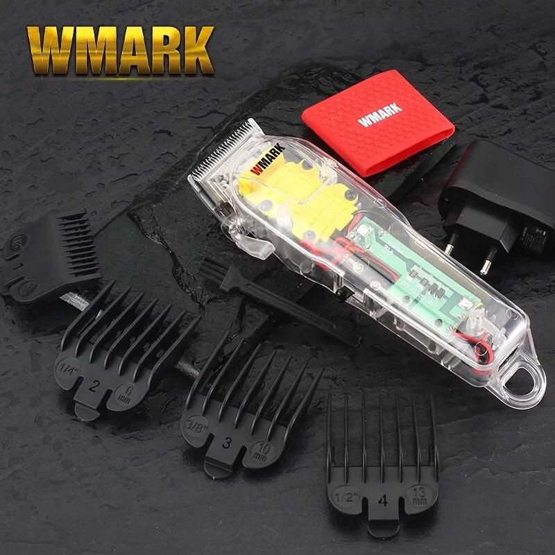 WMARK NG-108 ORIGINAL TRANSPARAN HAIR CLIPPER / MESIN CUKUR RAMBUT PORTABLE ELEKTRIK GROSS