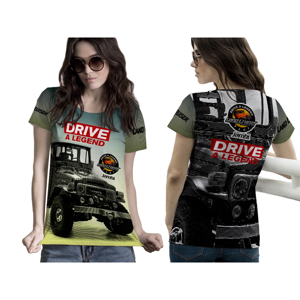TiniShop - Kaos Printing Design LAND ROVER / Kaos LAND ROVER Wanita 3D /301