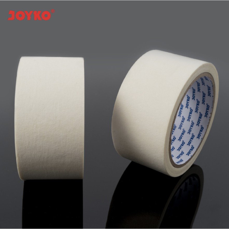 

Masking Tape Lakban Kertas Warna Cream Joyko 48 mm x 20 meter