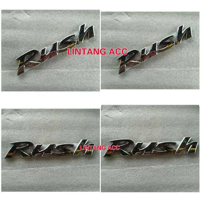 Update 2019 Emblem Logo Tulisan RUSH Original Limited