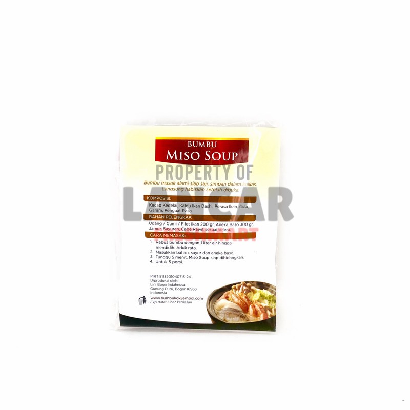 KOKI JEMPOL BUMBU MISO SOUP 60GR