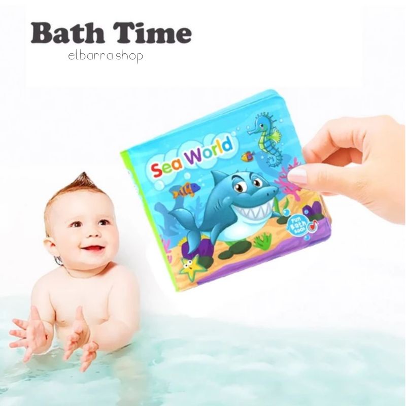 Mainan Edukasi Anak Buku Mandi Anti Air Soft Bath Book Floating Baby Toy Softbook Waterproof Buku Bantal Bahan EVA Kado Bayi