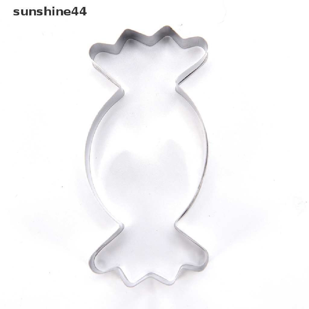 Sunshine Cetakan Kue / Biskuit Bentuk Permen Bahan stainless steel