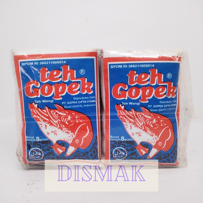 Teh Gopek Biru 10 X 8 gram