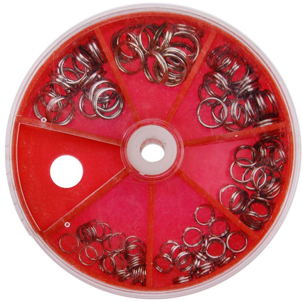 Lanfy Split Rings Double Loop 116Pcs/Lot Aksesoris Alat Pancing Cincin Split Memancing Stainless Steel