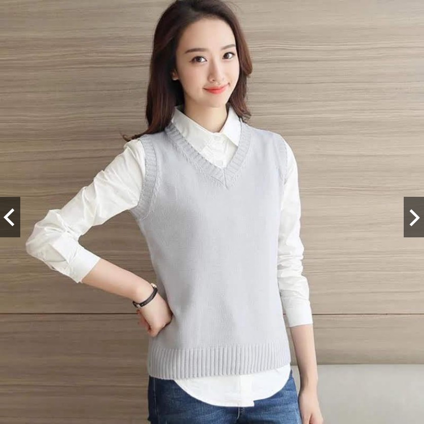 AFI - VC - RJT Noshie Knit Vest Rompi Rajut