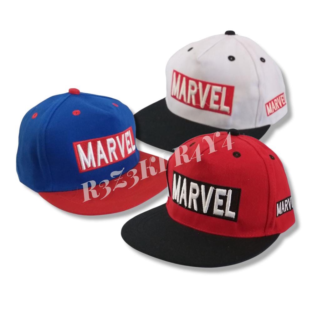 Topi Snapback Anak Motif MARVEL Topi Anak Laki Laki TERBARU