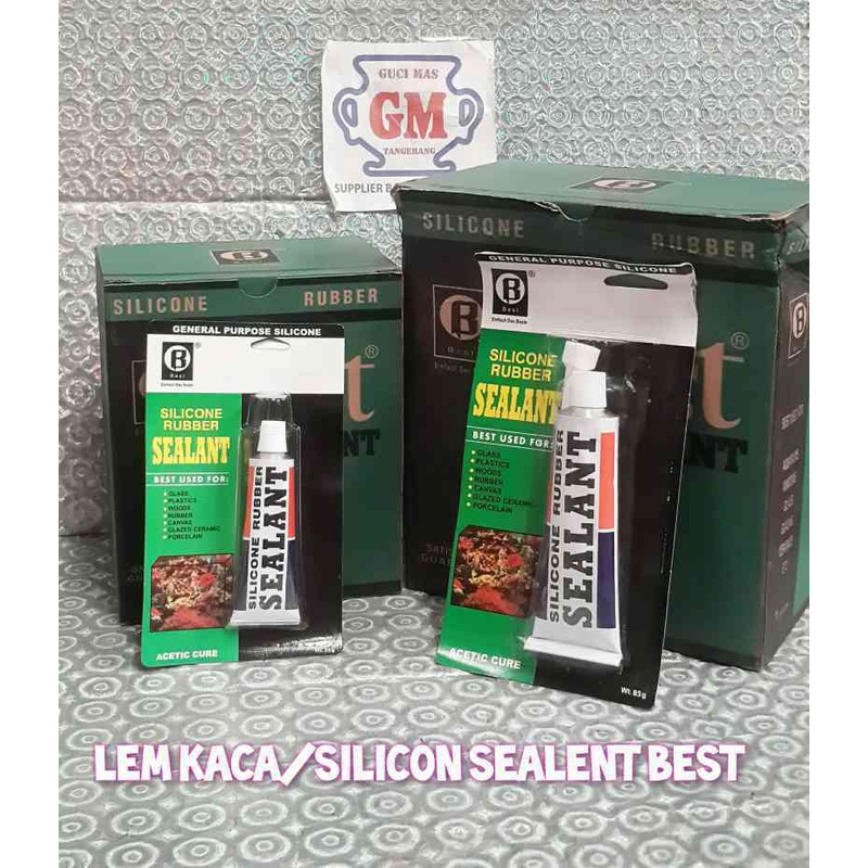 

Lem Kaca / Silicon Sealent BEST
