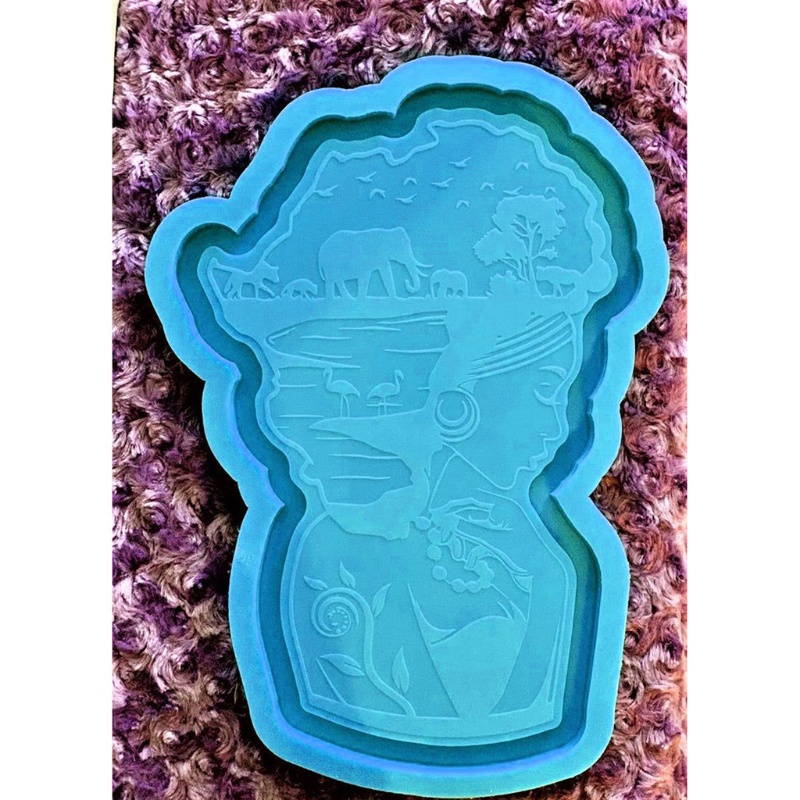 SIY  Epoxy Resin Tray Molds UV Silicone Mold Cup Mat Mold For DIY Tray Craft Supplies