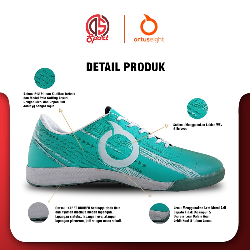 SEPATU FUTSAL ORTUSEIGHT CATALYST LEGION V2 IN ORTUS BLUE TOSCA