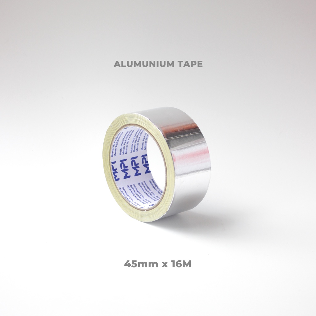 Lakban Alumunium Tape Master Pack Indonesia 45 MM X 18 METER