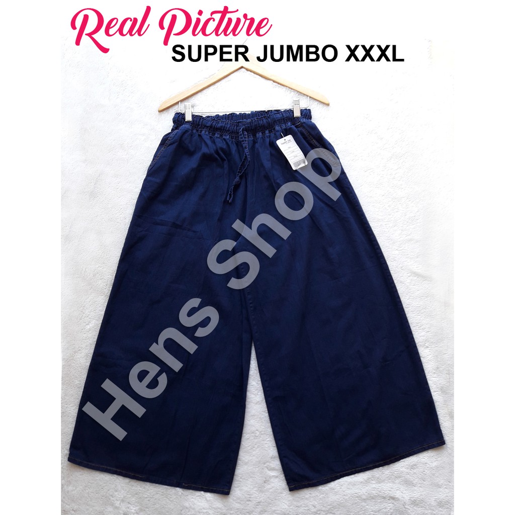 KULOT BASIC JEANS POLOS XL DAN JUMBO 4L