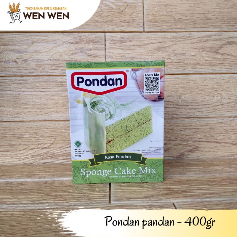 

Pondan sponge cake mix special pandan 400gr