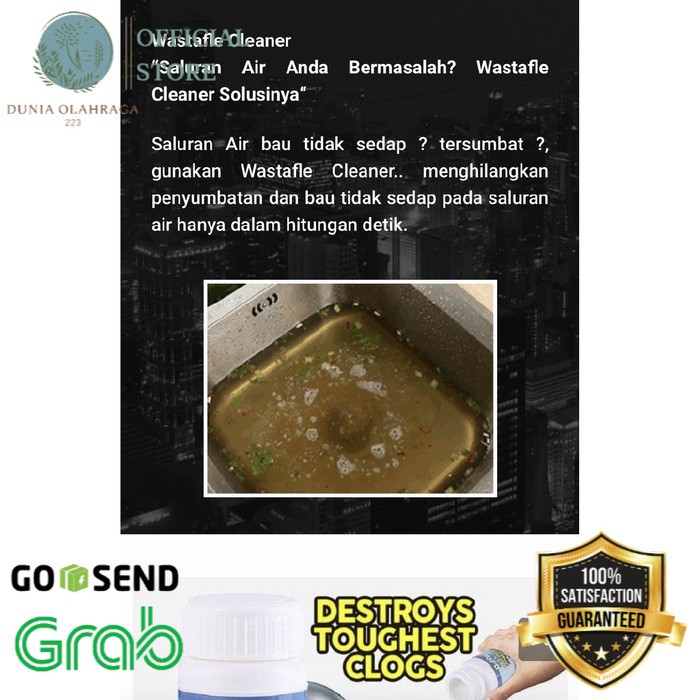 GARANSI 1 BULAN KERUSAKAN BEST SELLER Wastafle Cleaner New