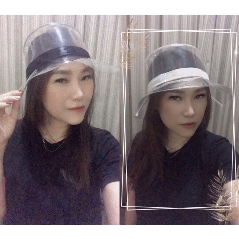 topi transparan bucket / topi fashion bening / topi hujan mika / bucket hat / rain hat