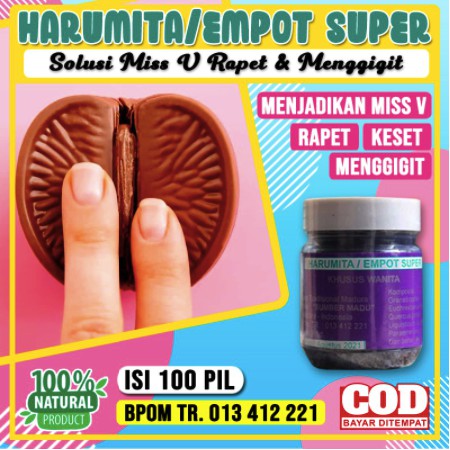 Perapat Miss V Permanen Empot Ayam Madura Asli Harumita Original Jamu Perawatan Miss V BPOM Ampuh