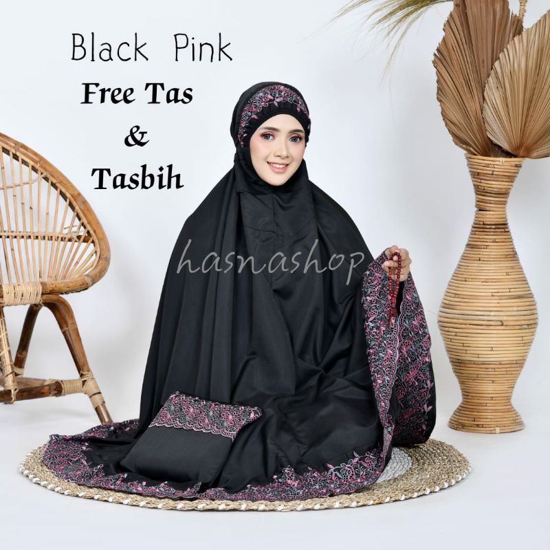 Mukena Dewasa Khadijah Premium murah  terbaru/ Floraleena / Size Jumbo / Grosir