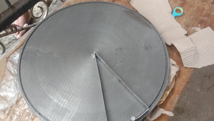 Loyang Crepes Diameter 40 Cm - Wajan Crepes Putar 40 Semi Otomatis Perata Crepes Bahan Baja