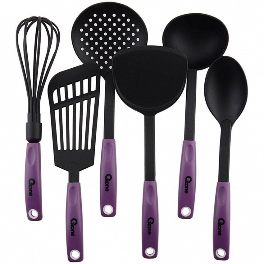 Oxone spatula set OX953 Sendok Masak Spatula Bahan Nylon Kitchen Tools Ox 953 Codet Sutil Peralatan Masak to