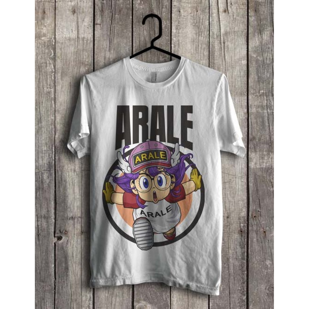 Kaos baju ARALE DR.SLUMP kartun anime manga komik jepang putih (S - XXL)