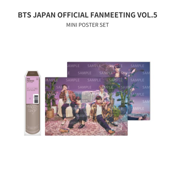 [DP PO] Sharing BTS 5th Muster Japan Merch - Mini Poster RM-SUGA-JIMIN-V/JIN-JHOPE-JUNGKOOK