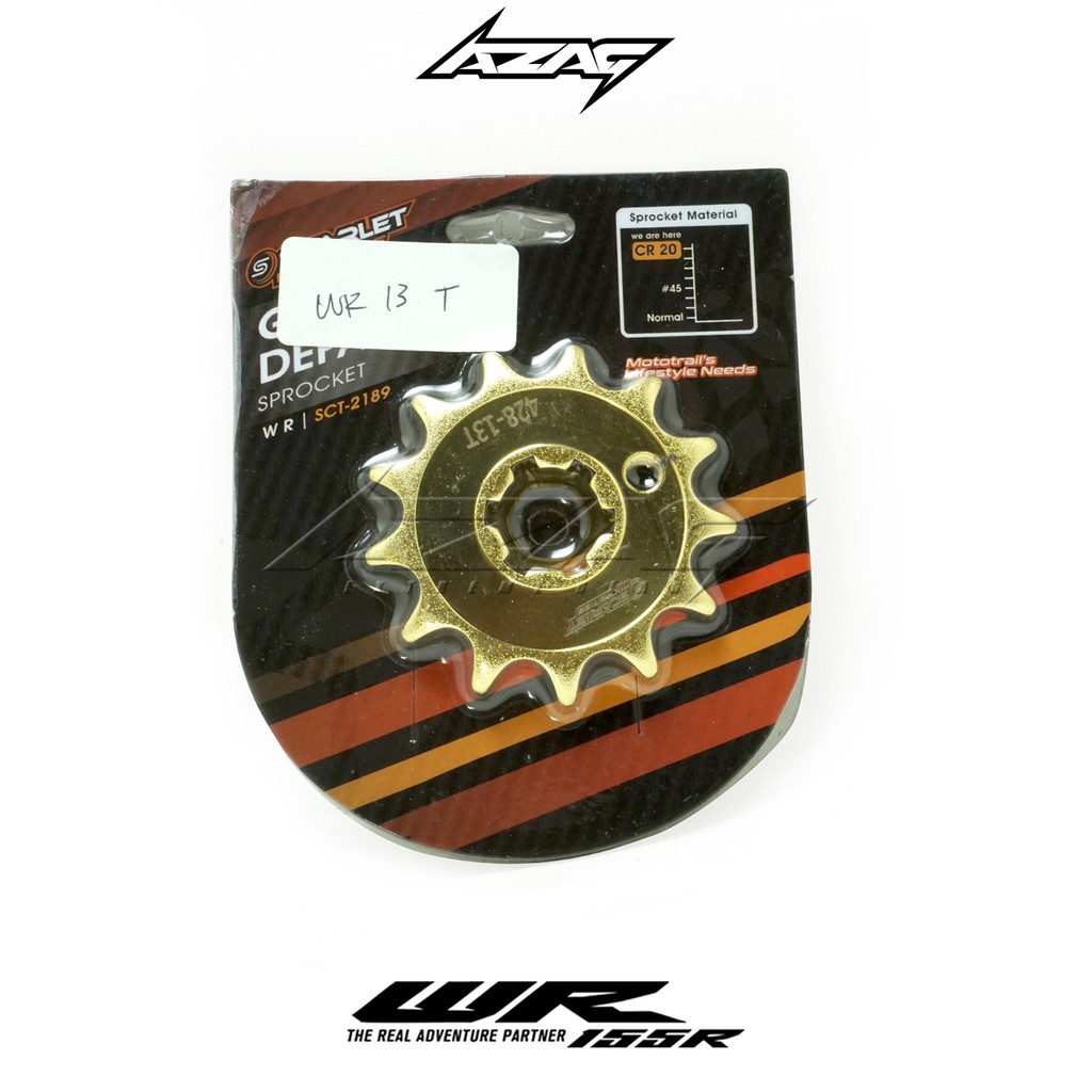 Gear Depan WR Scarlet Gold