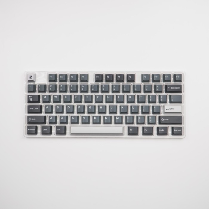 Noir Smoke Keycaps PBT Doubleshot Cherry Profile Keycap Set